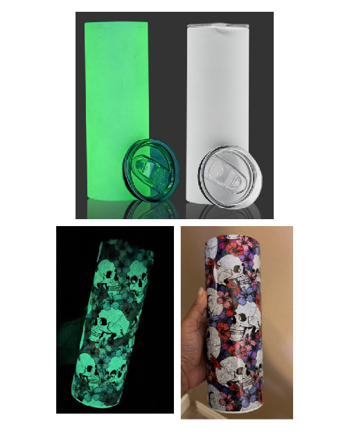 Glow in the Dark 20oz Sublimation Tumbler